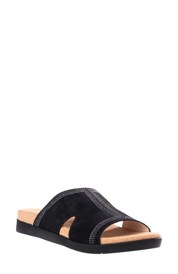 レヴィタライン レディース シューズ ヒール サンダル Revitalign Palmetto Slide Sandal Black ブラック