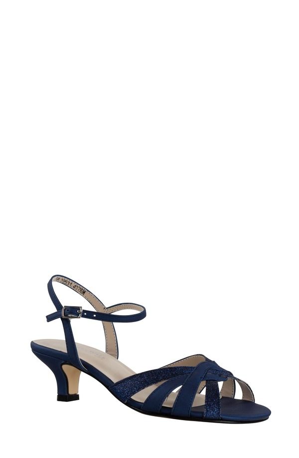 タッチアップ レディース シューズ ヒール サンダル アンクル Touch Ups Jane Ankle Strap Sandal Navy ネイビー