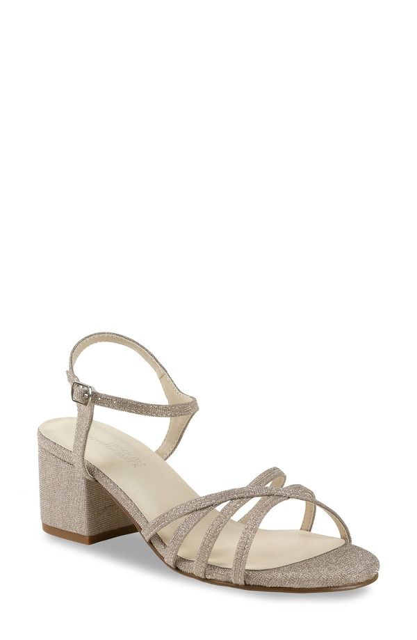 タッチアップ レディース シューズ ヒール サンダル アンクル Touch Ups Delilah Ankle Strap Sandal Champagne シャンパン