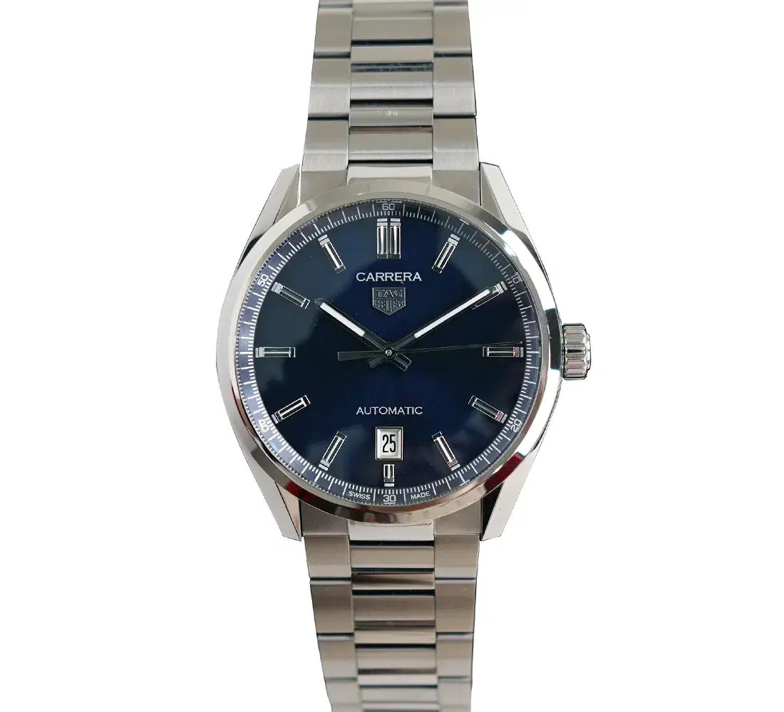 中古ブランド タグ・ホイヤー カレラ デイト デニム盤 39mm WBN2112