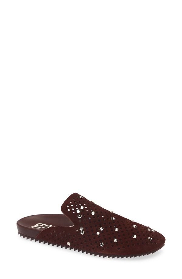 ペドロガルシア レディース シューズ パンプス Pedro Garcia Braidy Studded Mule Brunette CastoroGreige