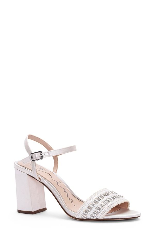 ニナ レディース シューズ ヒール サンダル アンクル Nina Hermankle Strap Sandal Ivory アイボリー