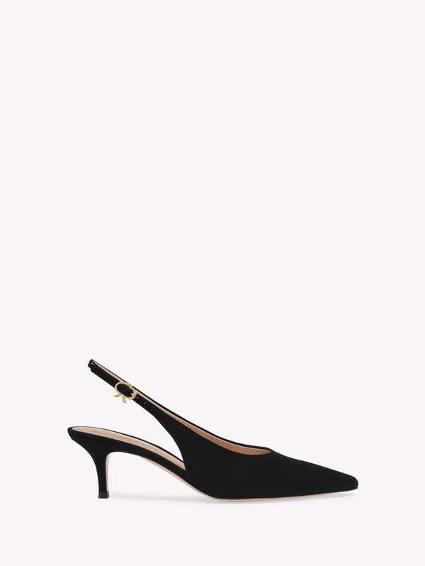 ジャンヴィト ロッシ レディース シューズ パンプス Gianvito Rossi Robbie Sling 55 Pump Black ブラック