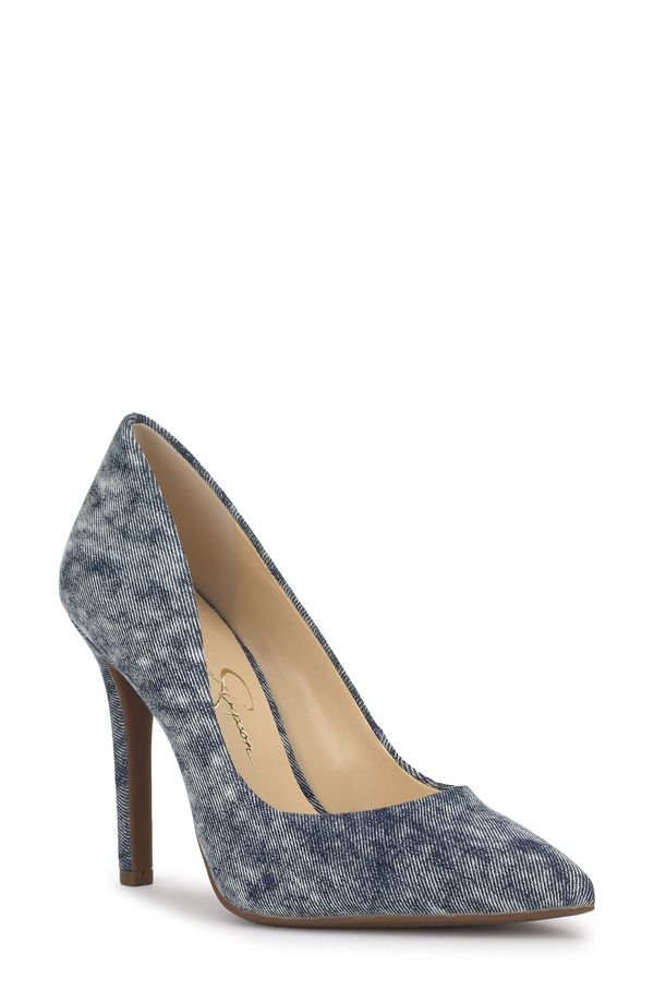 ジェシカシンプソン レディース シューズ ヒール Jessica Simpson Cassani Pointy Toe Pump Shadow Blue ブルー