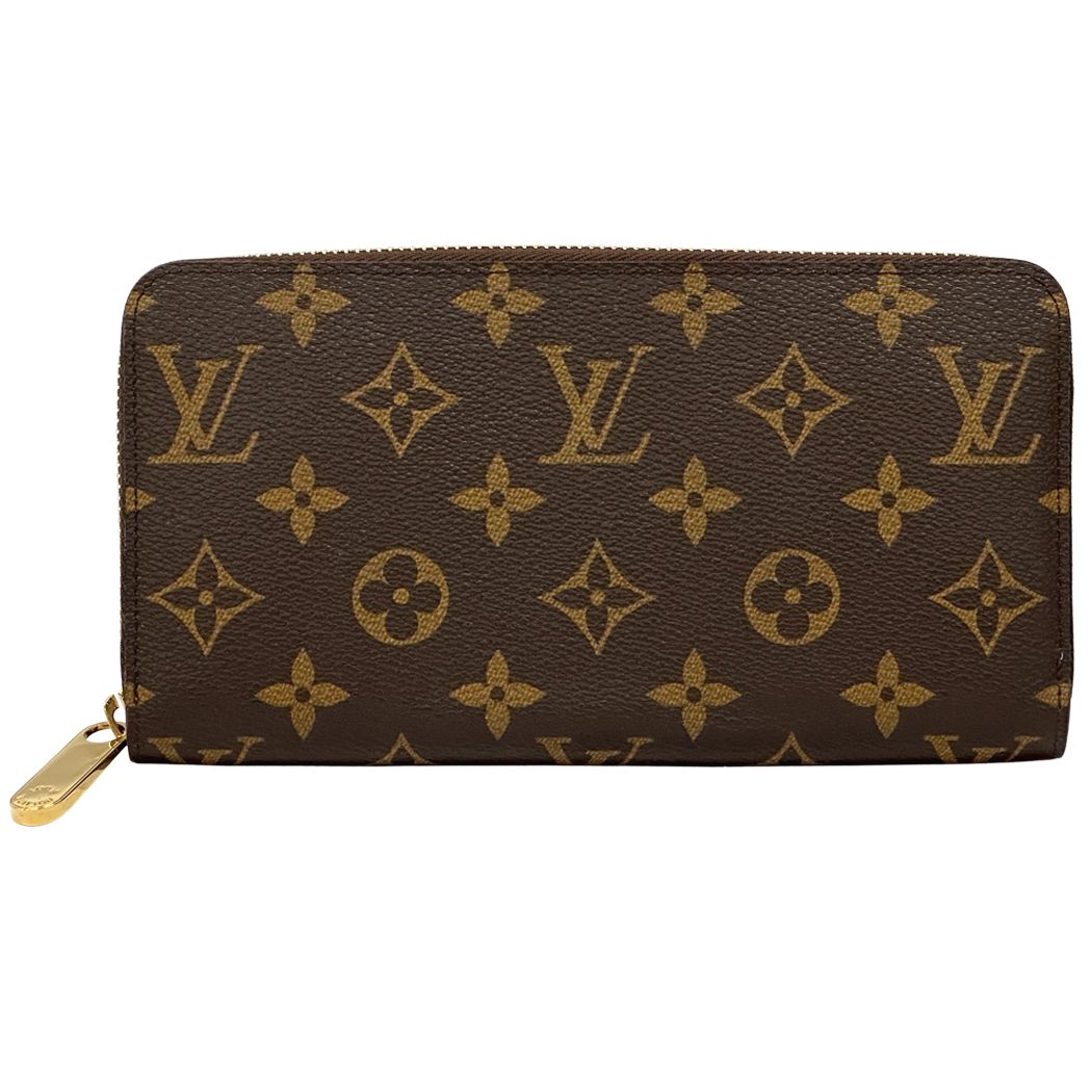 ルイ・ヴィトン LOUIS VUITTON 財布 モノグラム レディース メンズ ブランド 長財布 ジッピーウォレット ブラウン M60017 ラウンドファスナー おしゃれ ロゴ 大きめ 大人 【中古】