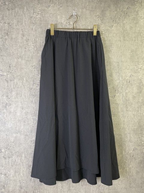【中古】JULY NINE ジュライナイン ロング フレア スカート 日本製 ブラック 33966366