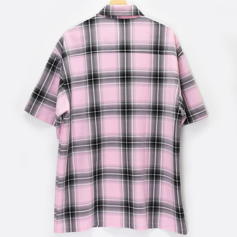 美品 CALTOP キャルトップ オンブレチェック シャツ 半袖 オーバー
