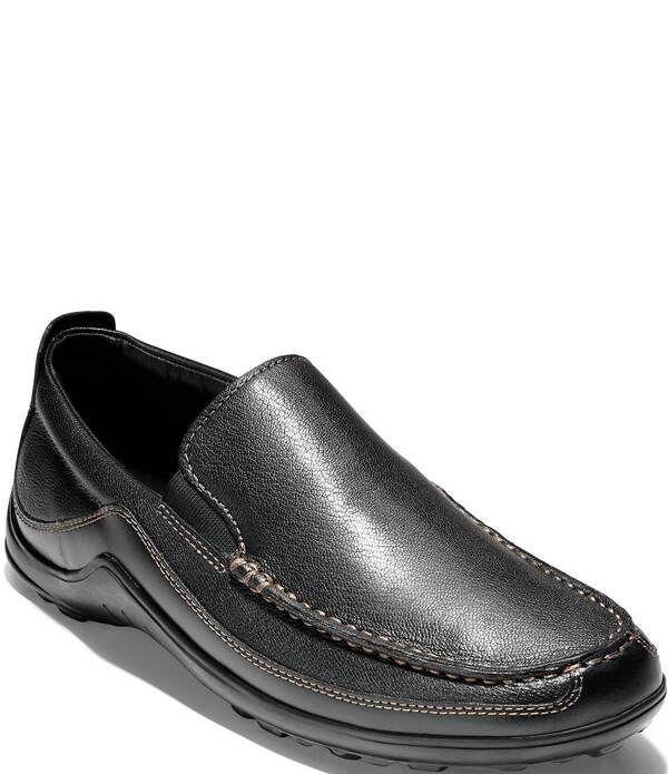 コールハーン メンズ シューズ スリッポン・ローファー レザー Cole Haan Mens Tucker Leather Venetian SlipOn Loafers Black ブラック