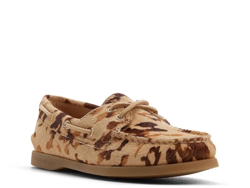 スペリー レディース シューズ SperryAuthentic Original 2Eye Boat Shoe Brown Calf Hair Leather ブラウン