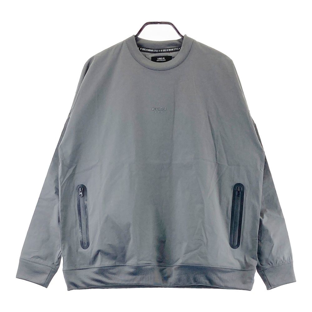 サイズ：L LUXE/R ラグジュ 長袖ブルゾン グレー系 [240101720930] ゴルフウェア メンズ ストスト