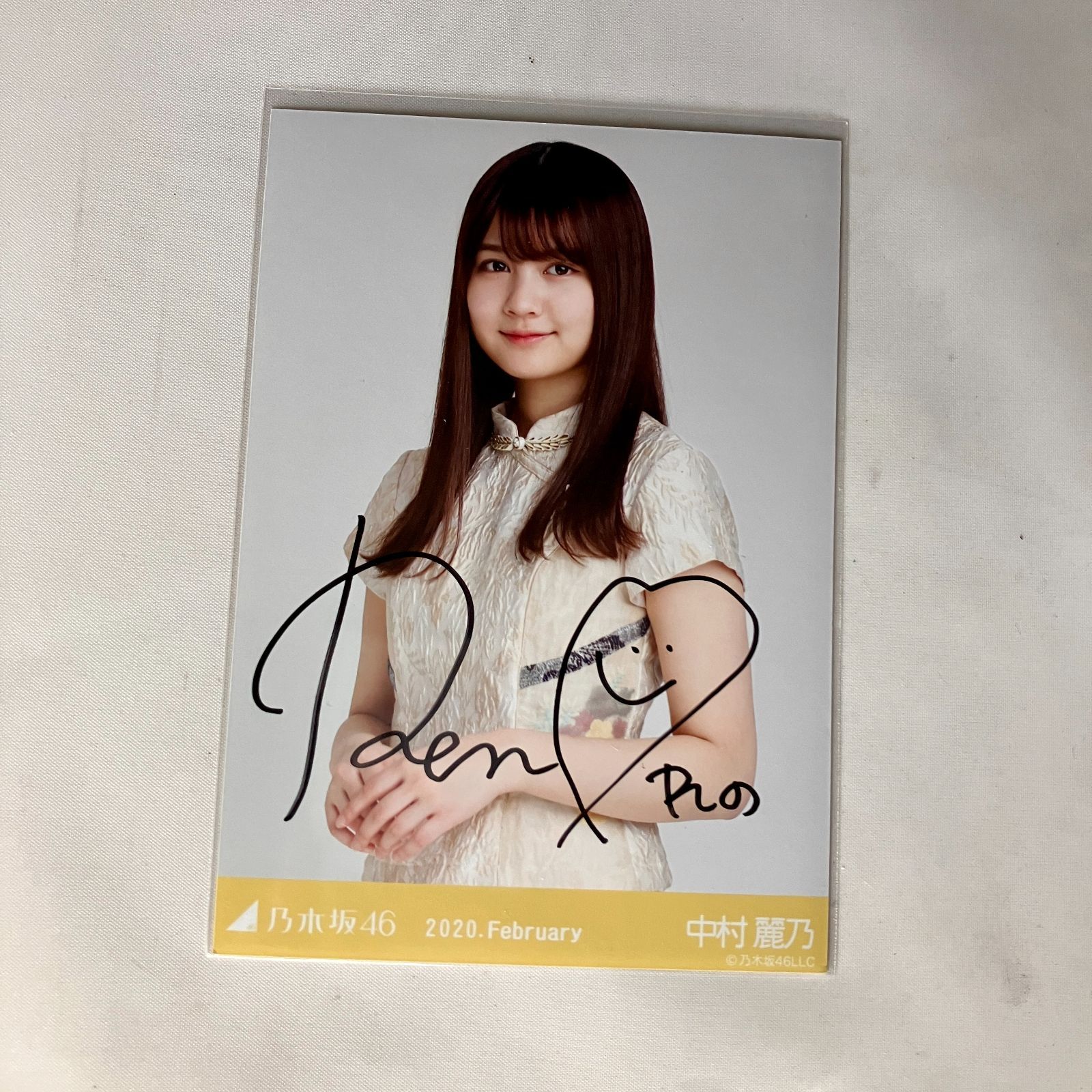 乃木坂46 中村麗乃 生写真 サイン入り コンプ 7セット NL6230P f115