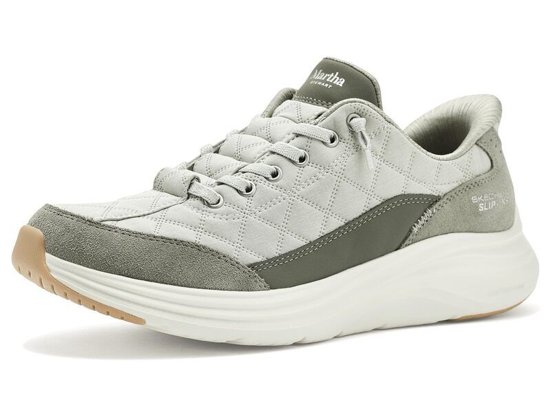 スケッチャーズ レディース シューズ スニーカー SKECHERS Martha Stewart Cozy Fit Contour Foam Sweet Serenity Sage セージ
