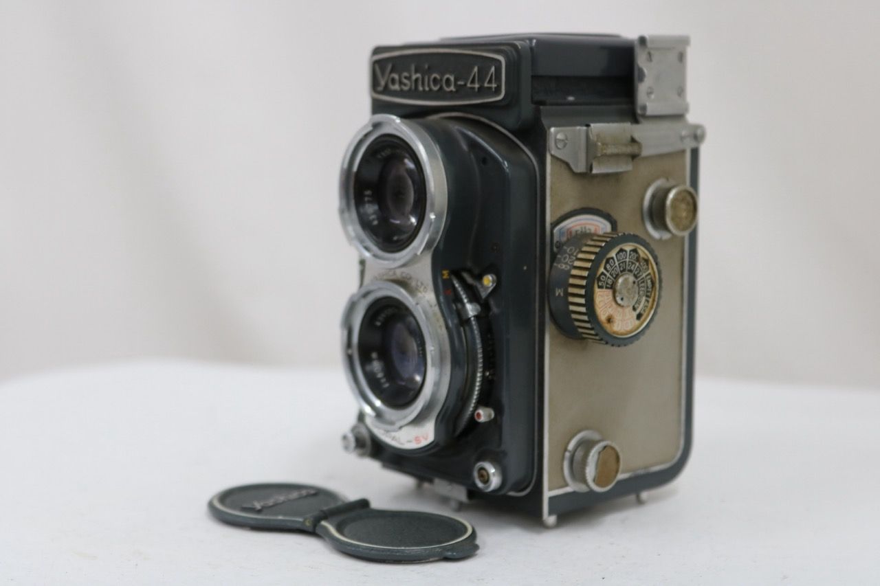 【訳あり品】 ヤシカ Yashica Yashica-44 Yashikor 60mm F3.5 二眼カメラ e14723