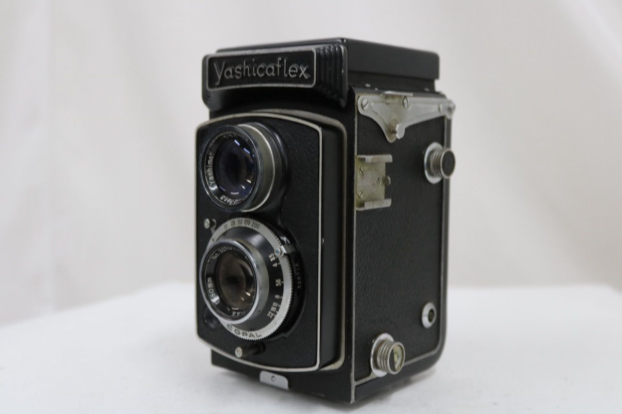 【返品保証】 ヤシカ Yashica Yashicaflex Yashimar 80mm F3.5 二眼カメラ e14725