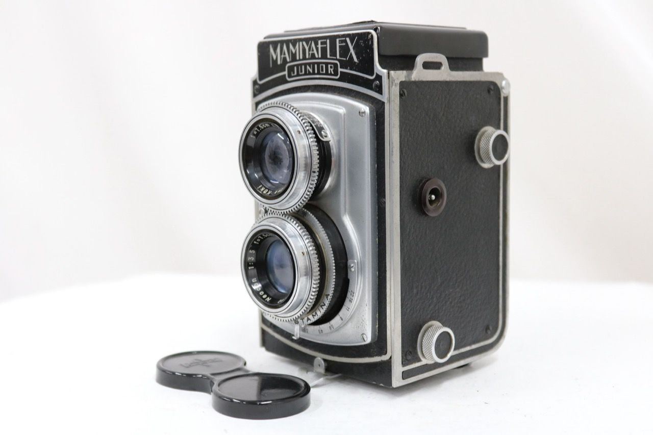 【訳あり品】 マミヤ Mamiya MAMIYAFLEX JUNIOR Neocon 7.5cm F3.5 二眼カメラ e14729