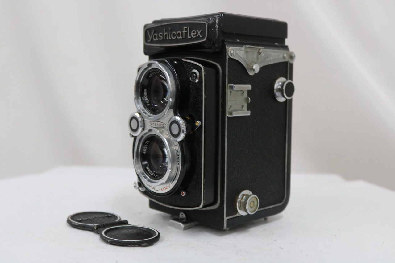 【返品保証】 ヤシカ Yashica Yashicaflex Yashimar 80mm F3.5 二眼カメラ e14731