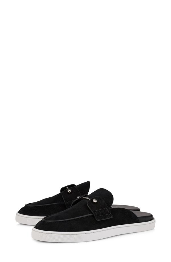 クリスチャン・ルブタン レディース シューズ スニーカー ローファー Christian Louboutin Chanme Sneaker Loafer Mule Black ブラック