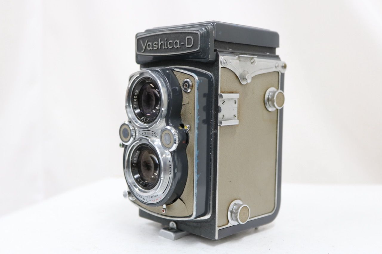 【返品保証】 ヤシカ Yashica Yashica-D Yashikor 80mm F3.5 二眼カメラ e14726