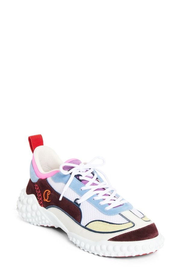 クリスチャン・ルブタン レディース シューズ スニーカー Christian Louboutin Mara Runner Sneaker Version Ceruleo Amara