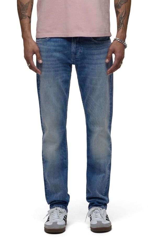 ハドソンジーンズ メンズ ボトムス デニムパンツ ストレート Hudson Jeans Blake Slim Straight Leg Jeans Basin