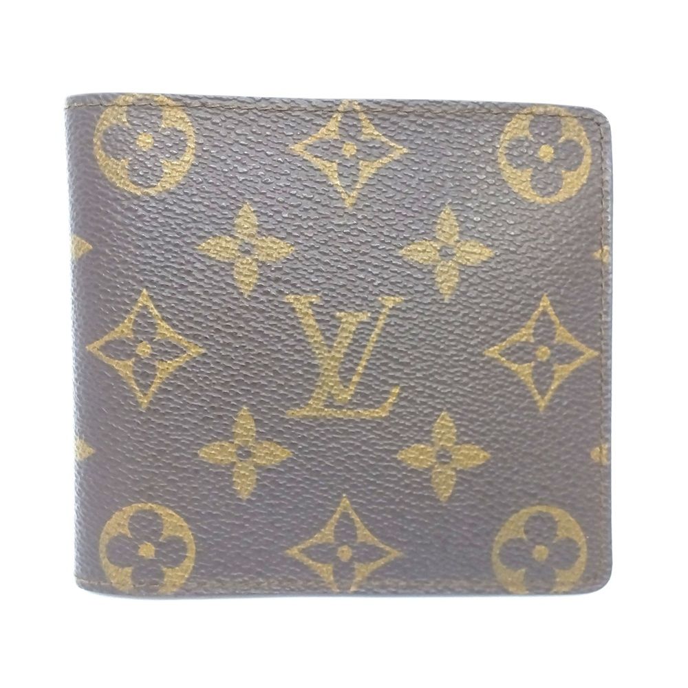 ルイヴィトン LOUIS VUITTON ポルト ビエ・モネ 二つ折り財布 モノグラム キャンバス M61669 882RA レディース【中古】