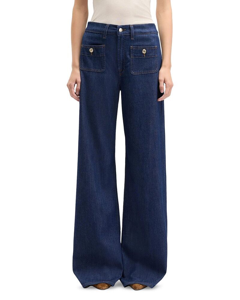 セブンフォーオールマンカインド レディース ボトムス デニムパンツ ワイドレッグ ジーンズ 7 For All Mankind Lotta High Rise Wide Leg Jeans in Ha