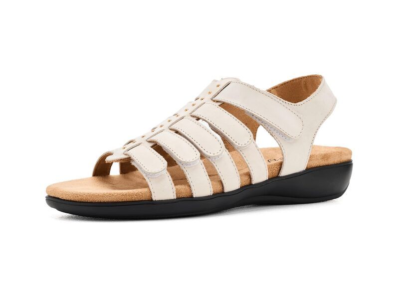 トロッターズ レディース シューズ サンダル Trotters Riki Studsandals White Nubuck ホワイト