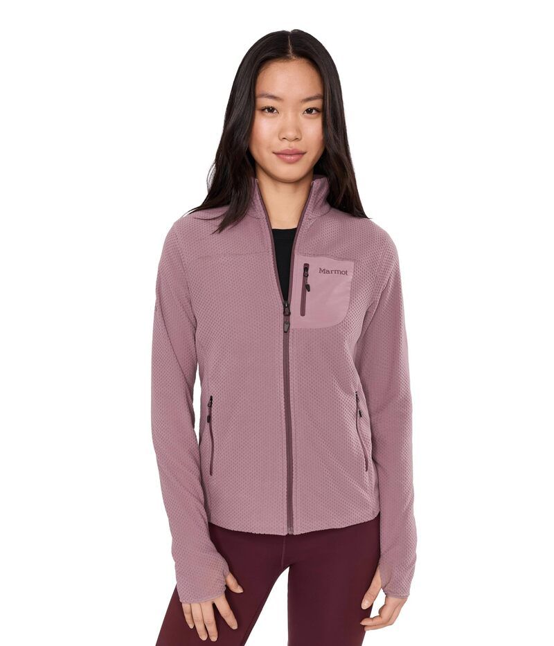 マーモット レディース アウター ニット・セーター フリース ジャケット Marmot Airfleece Jacket Light Mauve
