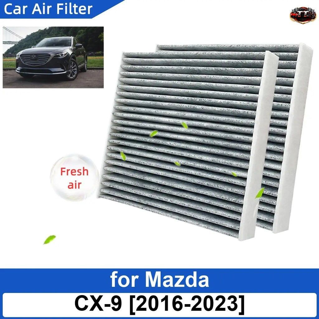 カーエアフィルター マツダ CX-9 2016-2023 カーボンファイバーキャビンフィルター 87139-0E040 87139-0R030 CF12157 8713926010 971395801