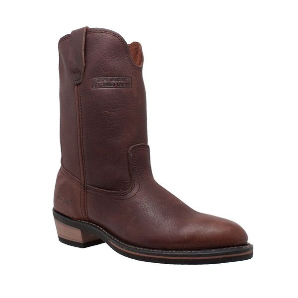 アドテック メンズ シューズ ブーツ・レインブーツ AdTec 12 Ranch Wellington Western Boots Brown ブラウン