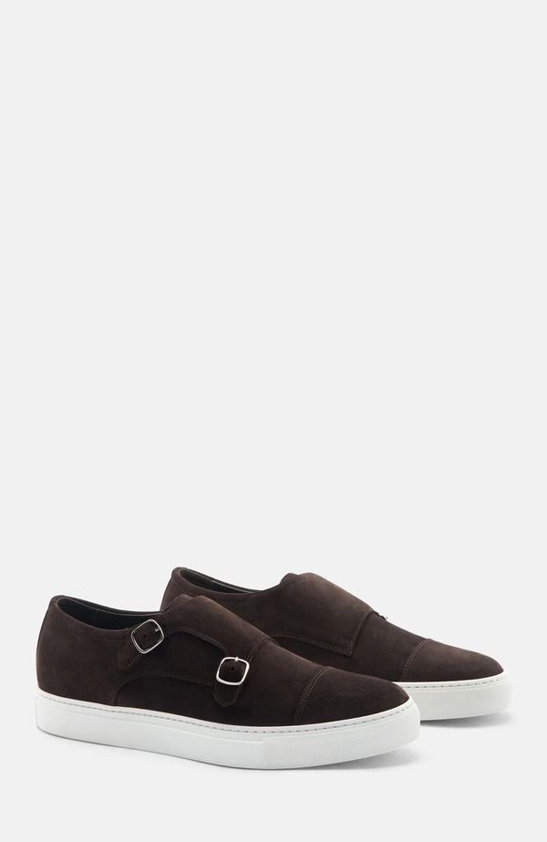 スカロッソ メンズ シューズ スニーカー SCAROSSO Fabio Sneakers Brown Suede ブラウン