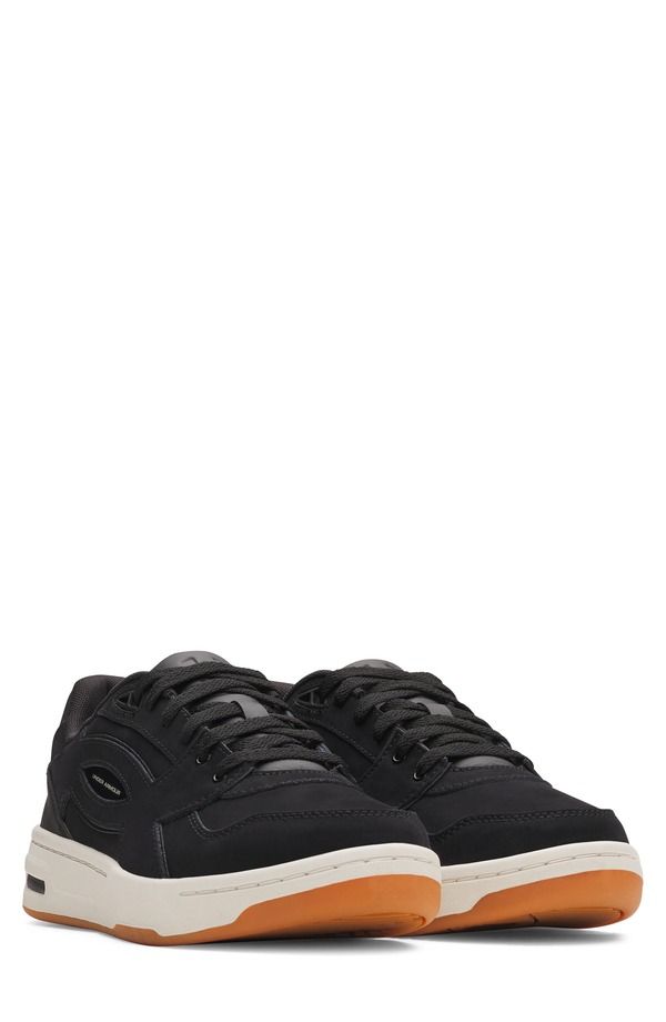 アンダーアーマー メンズ シューズ スニーカー Under Armour UA Flex Nubuck Sneaker Black ブラック