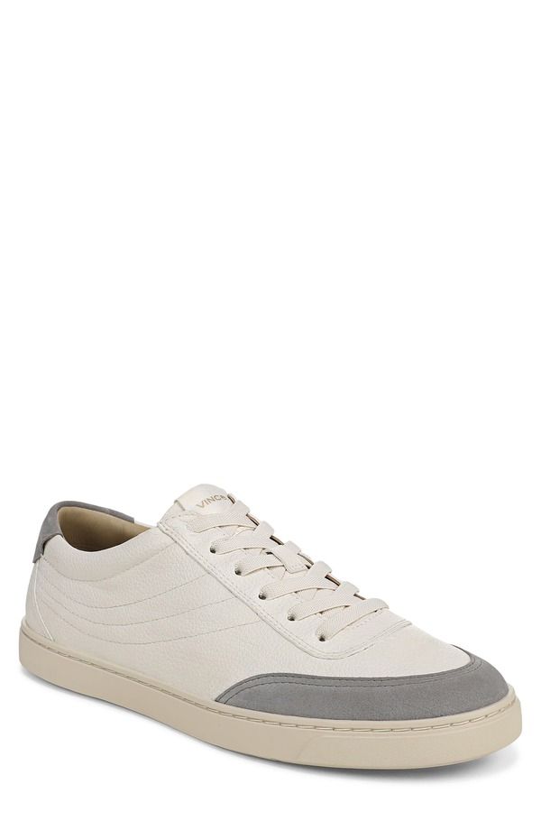 ヴィンス メンズ シューズ スニーカー Vince Palm Sneaker Pebble WhiteSmoke Grey ホワイト