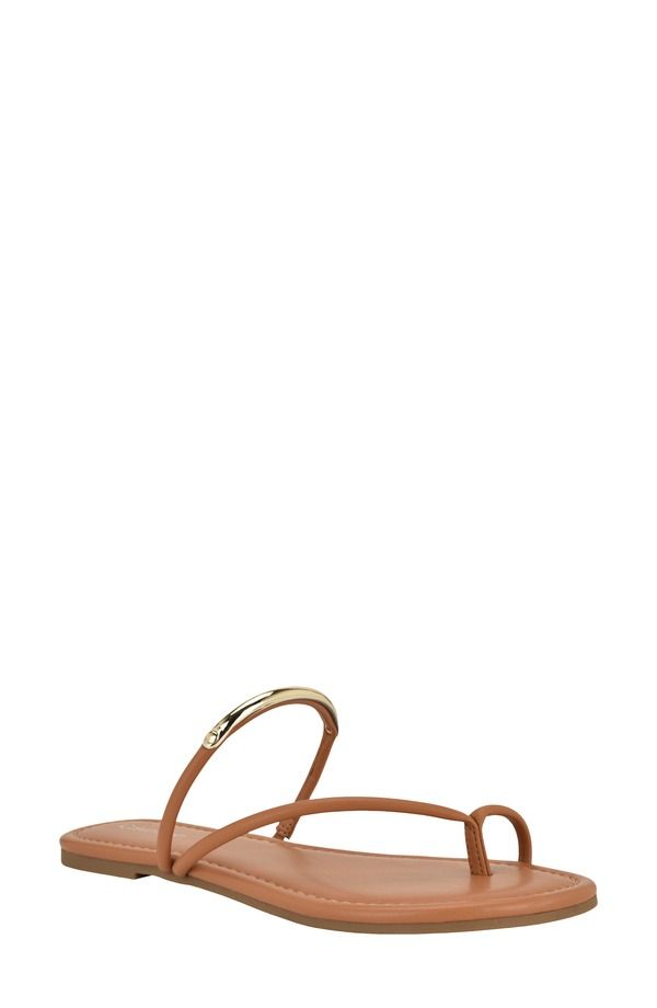 カルバンクライン レディース シューズ サンダル Calvin Klein Bienna Toe Loop Sandal Medium Brown ブラウン