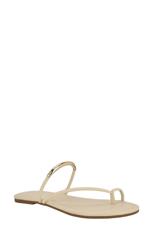 カルバンクライン レディース シューズ サンダル Calvin Klein Bienna Toe Loop Sandal Ivory アイボリー