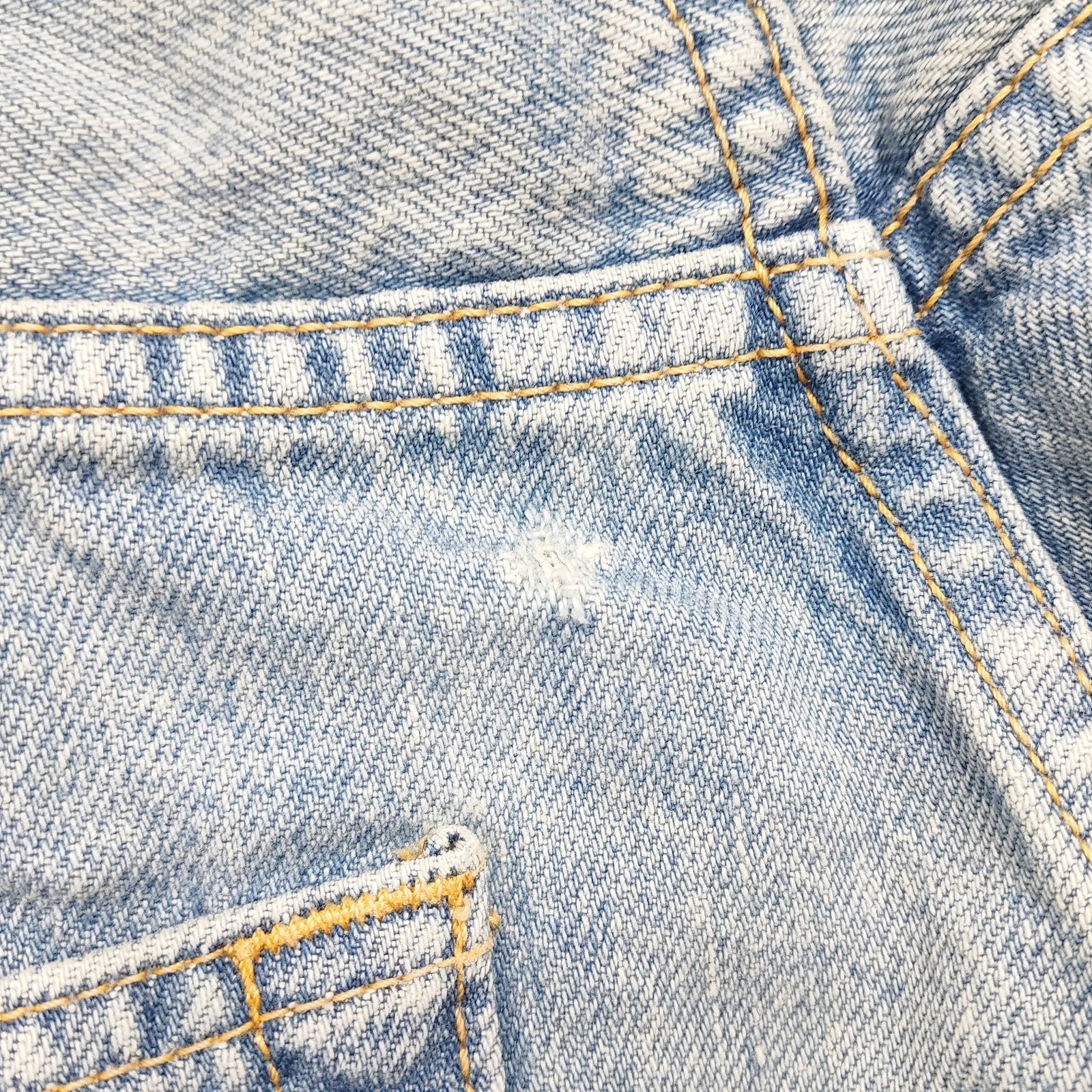新品 未使用 マインデニム デニムショートパンツ スタッズ装飾 ライト