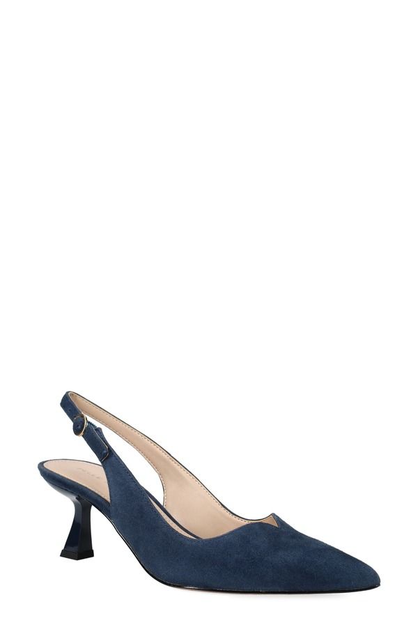 ペレモーダ レディース シューズ パンプス Pelle Moda Janah Slingback Pointed Toe Pump Midnight