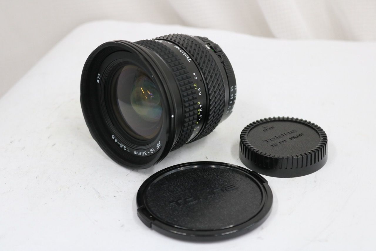 訳あり品】 トキナー Tokina AF 19-35mm F3.5-4.5 ニコンマウント 前後 