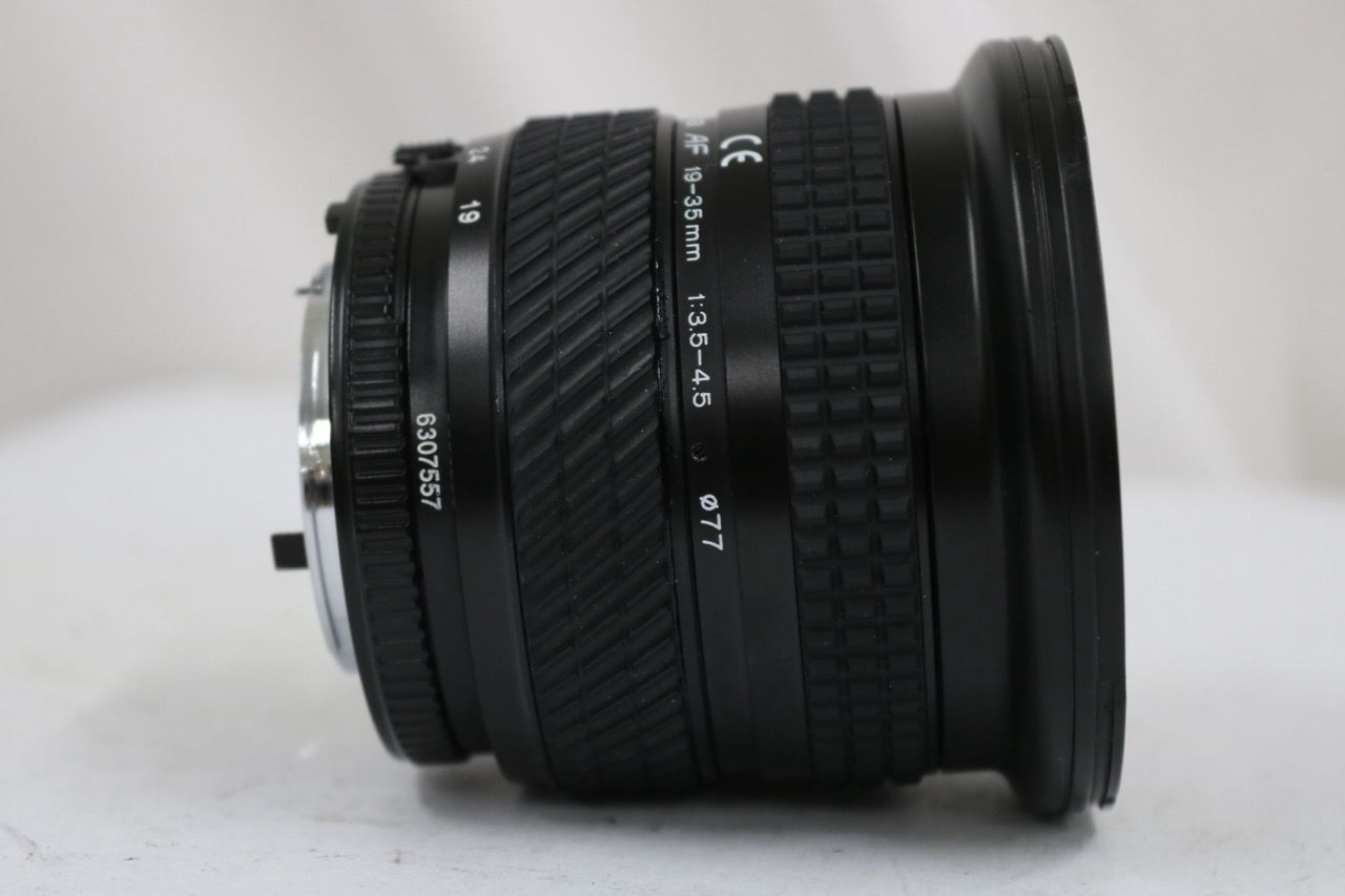 訳あり品】 トキナー Tokina AF 19-35mm F3.5-4.5 ニコンマウント 前後 