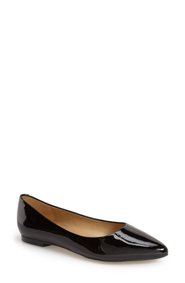 トロッターズ レディース シューズ パンプス Tシャツ Trotters Estee Ballet Flat Black Patent ブラック