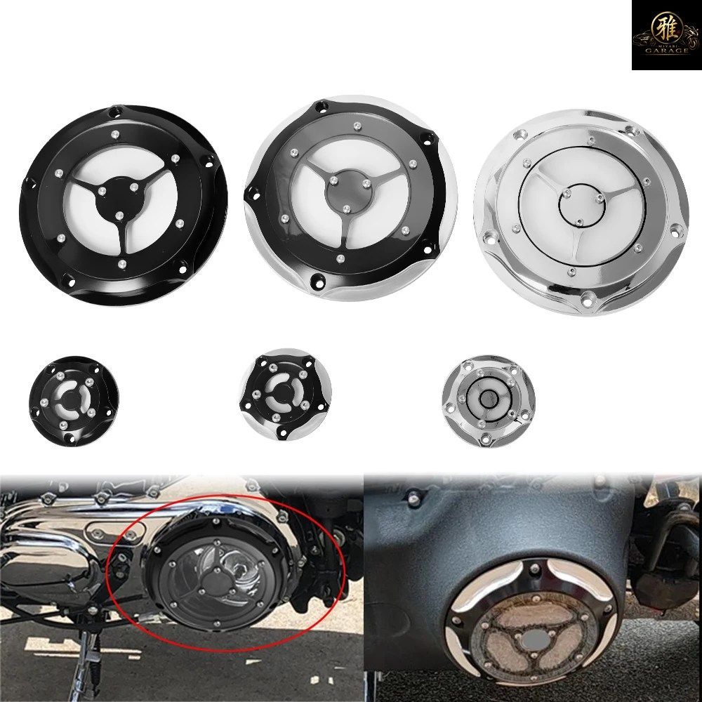 5穴モーターサイクルダービータイミングタイマーカバーエンジンカバーハーレーダイナツーリングソフテイルエレクトラグライドFLHR FXD 99-2 7,813円