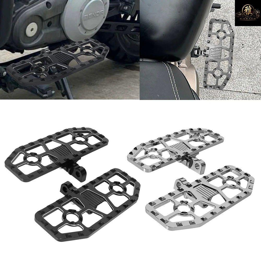 ハーレーツーリングロードグライドソフテイルダイナモーターサイクルフロアボードリアパッセンジャーフットペグフットレストペダルバイク