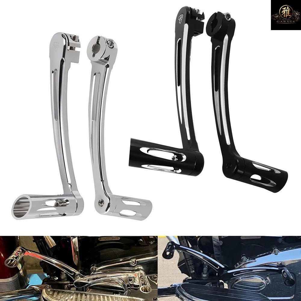 オートバイ用ヒールトゥシフトレバー(シフトペグ付き)ハーレーツーリングおよびトライクモデル 2014-2019
