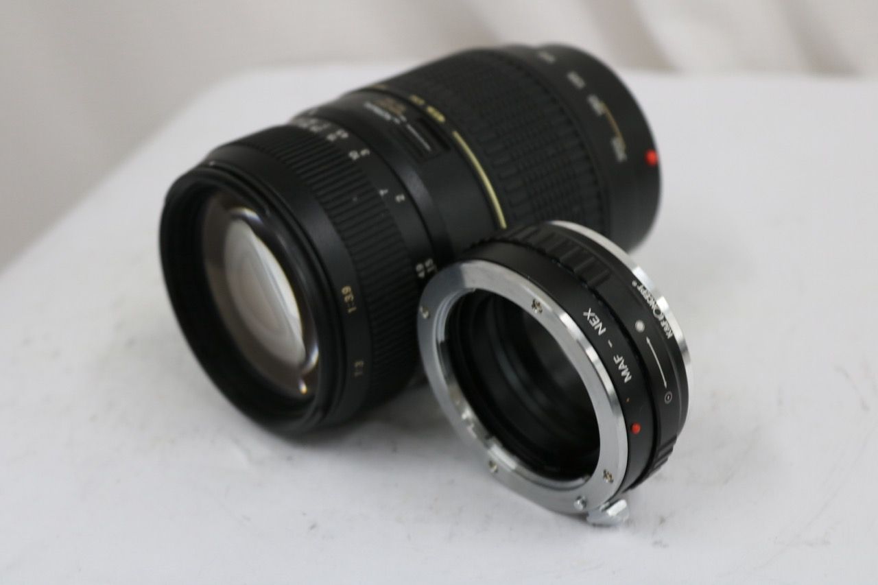【返品保証】 タムロン AF 70-300mm F4-5.6 TELE MACRO LD Di K&F Concept MAF-NEX付き ソニーミノルタマウント e14782