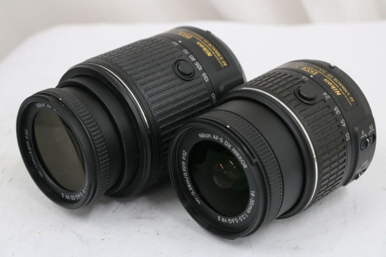 【返品保証】 【2点まとめ売り】ニコン Nikon AF-S DX NIKKOR 55-300mm G ED VR II 18-55mm G VR II e14769