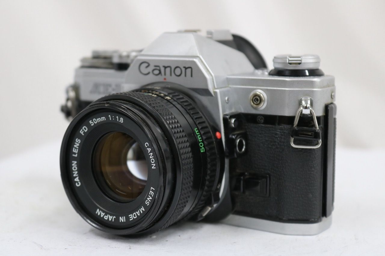 【返品保証】 キャノン Canon AE-1 New FD 50mm F1.8 ボディレンズセット e14781