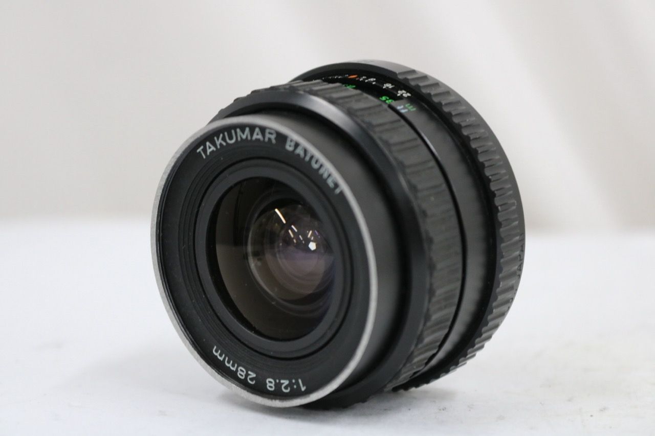 【返品保証】 ペンタックス Pentax TAKUMAR BAYONET 28mm F2.8 e14819