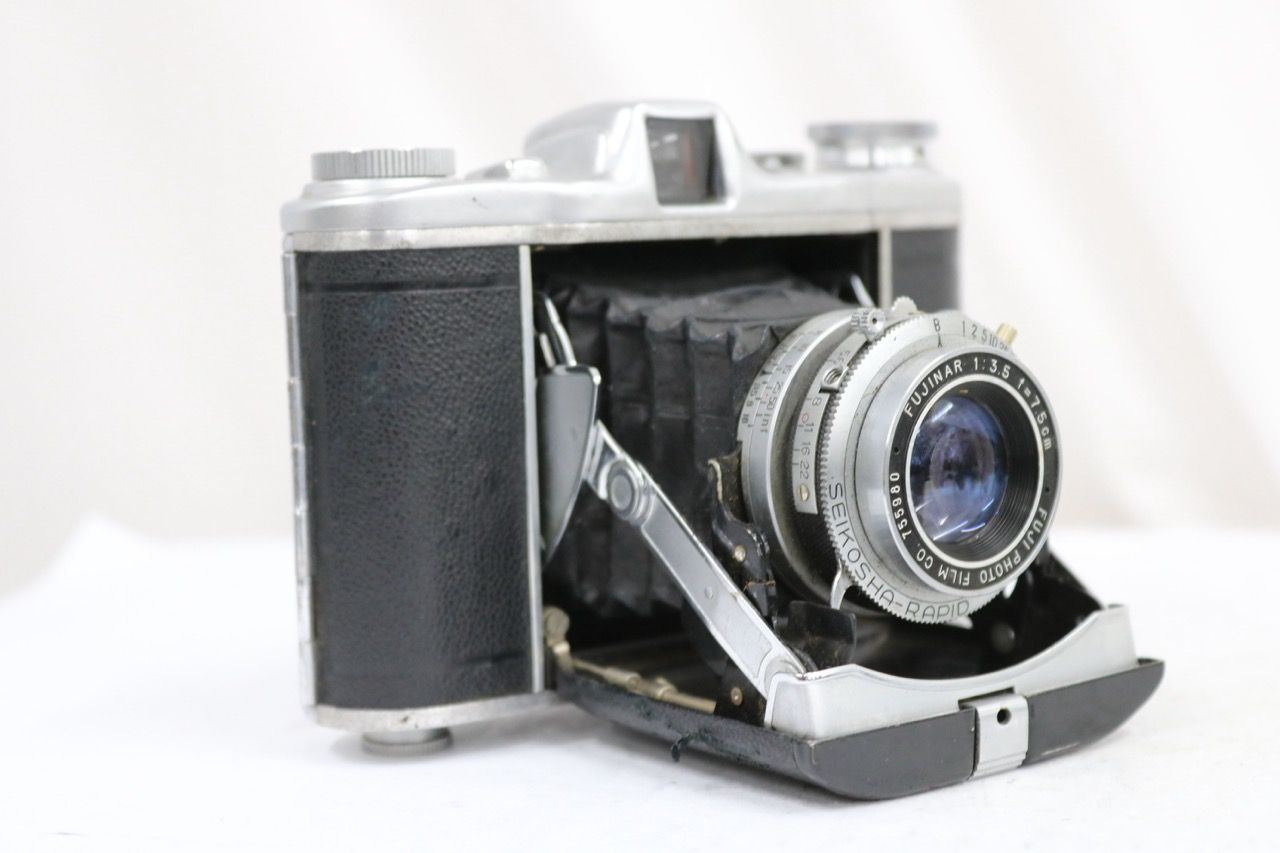 【返品保証】 フジフィルム Fujifilm FUJICA SIX FUJINAR 7.5cm F3.5 蛇腹カメラ e14822