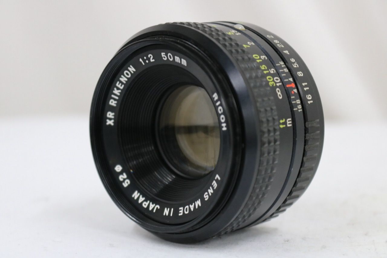 【返品保証】 リコー Ricoh XR RIKONON 50mm F2 レンズ e14828