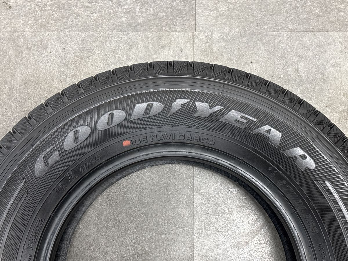 2025年製 バリ溝】グッドイヤー アイスナビ カーゴ 195/80R15 LT 4本